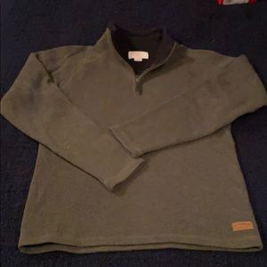 C.C. Folson Co. MEN’S wool half zip pullover